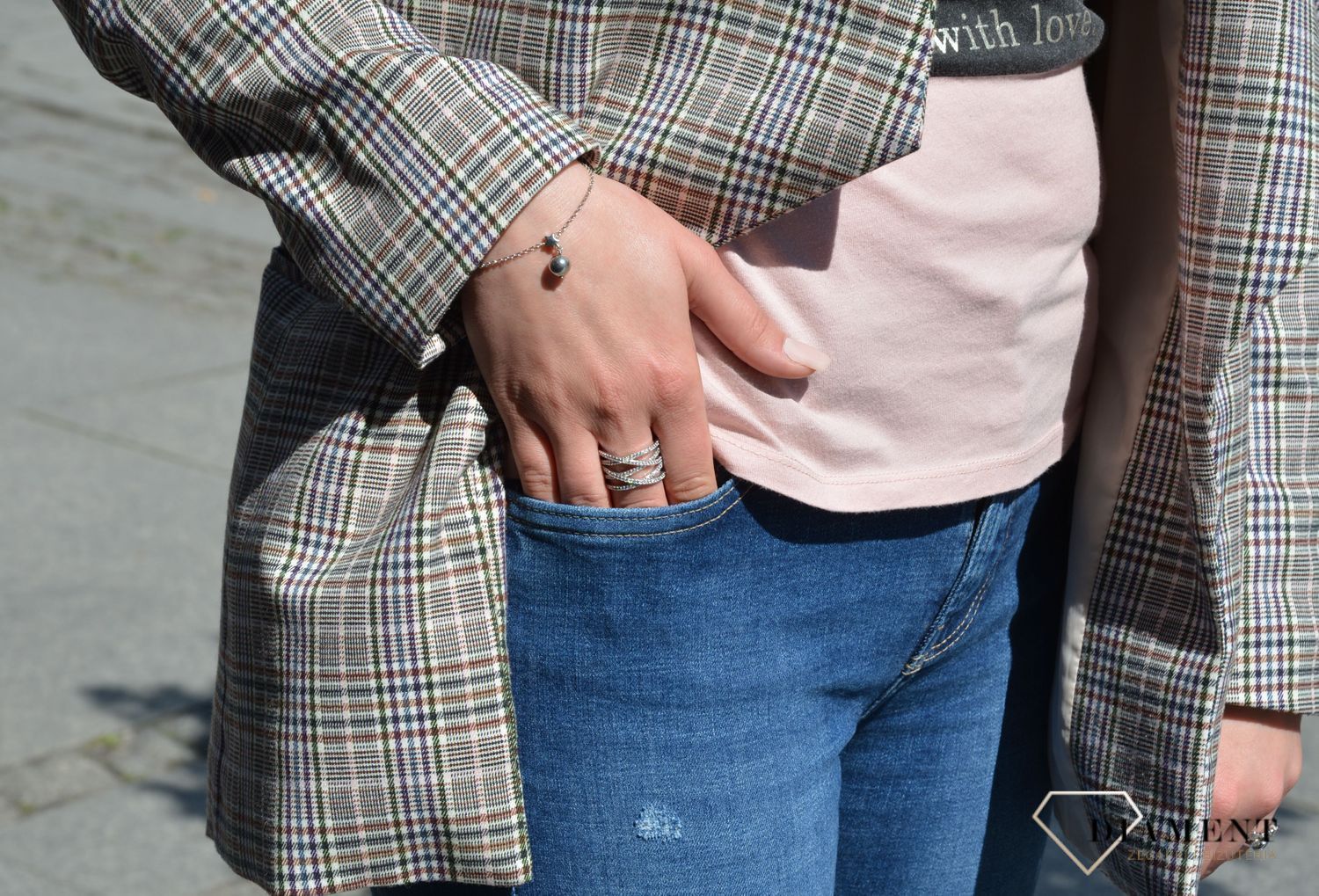 Pierścionek srebro z cyrkonią białą Dall'Acqua PRS 000000 294 925 (2).JPG